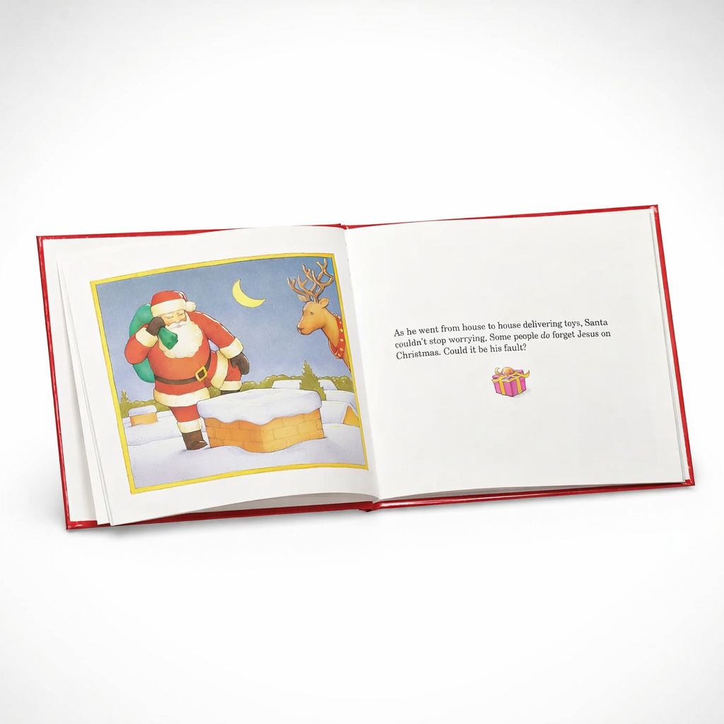 A Place For Santa Book about Kneeling Santa #10028