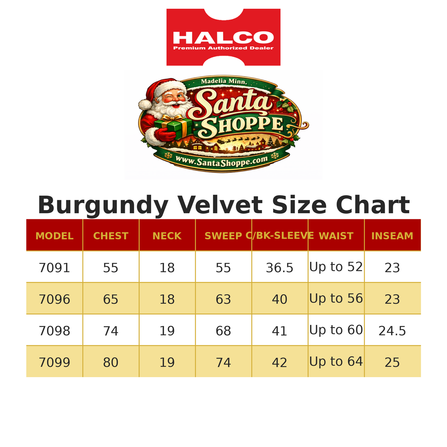 The Burgundy Velvet Santa Suit - LARGE - Best