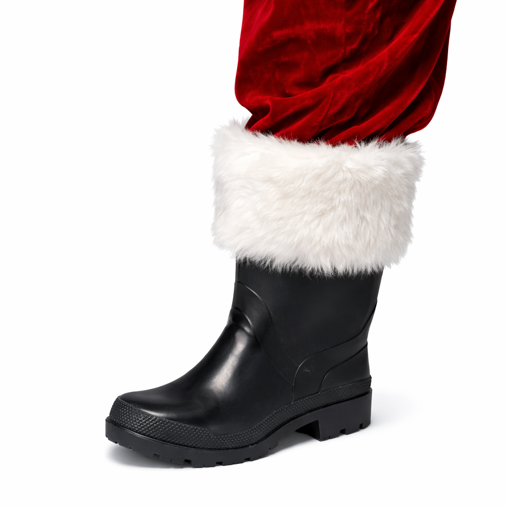Adult Luxurious Long-Hair Santa Boot Cuffs by HALCO