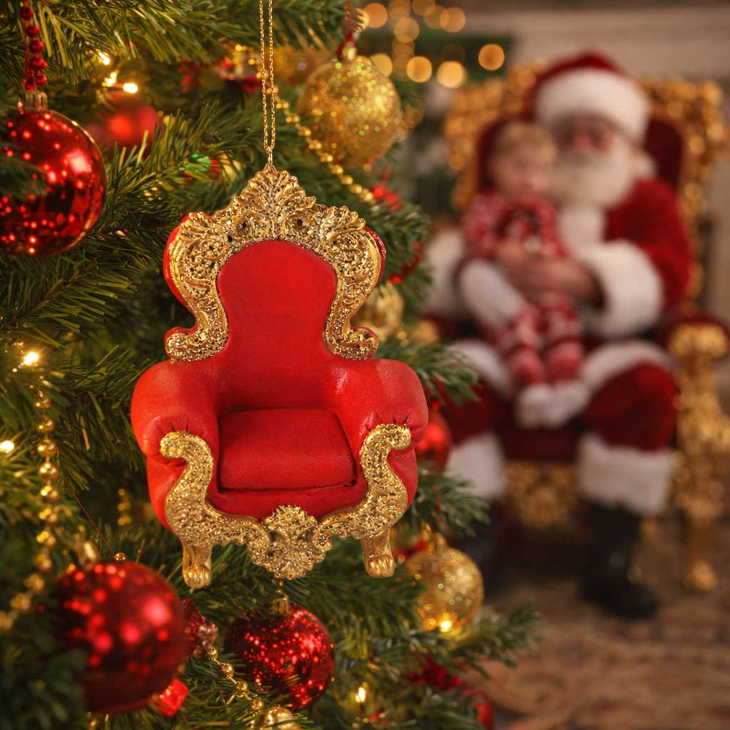 Santa's Chair Ornament Collection