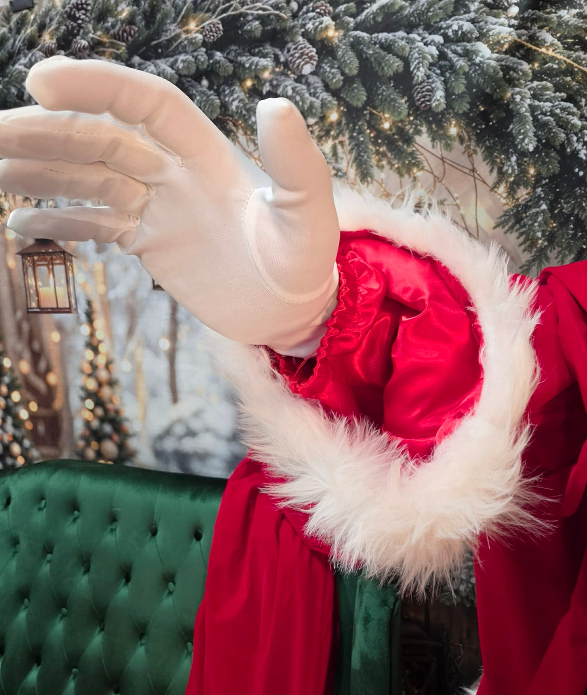 Our Exclusive Pro Red Velvet Santa Suit - Size L **BEST SELLER**