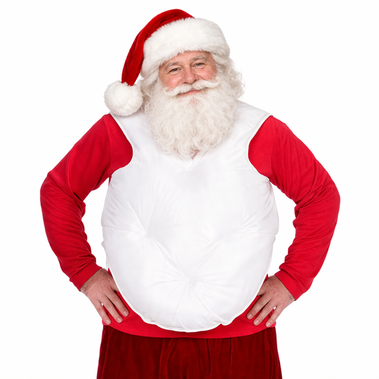 Adults White Santa Belly Suit Stuffer by HALCO