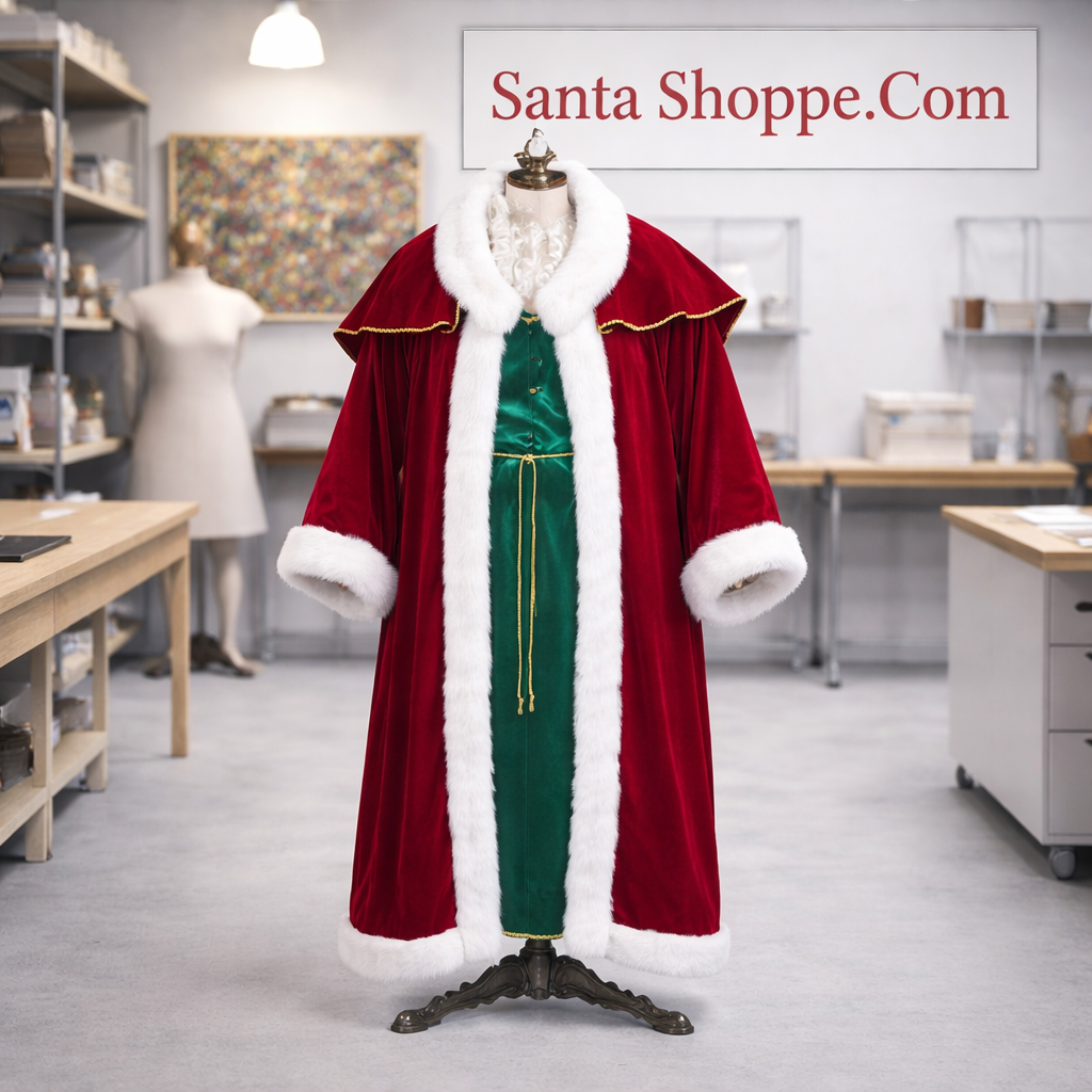 Old World Robe Style Santa Suit by HALCO - Size L/XL