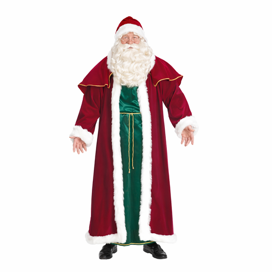 Old World Robe Style Santa Suit by HALCO - Size L/XL