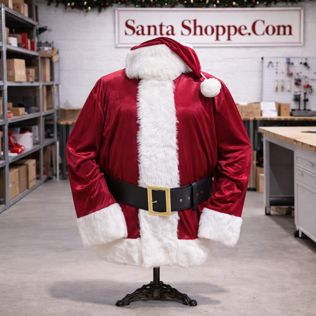 Velveteen Deep Red Santa Suit - LG - Better