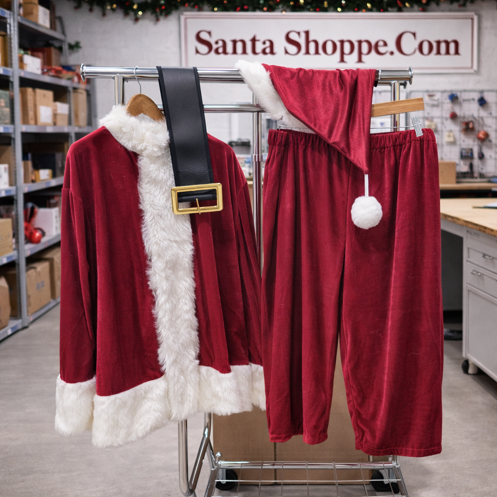 Velveteen Deep Red Santa Suit - LG - Better