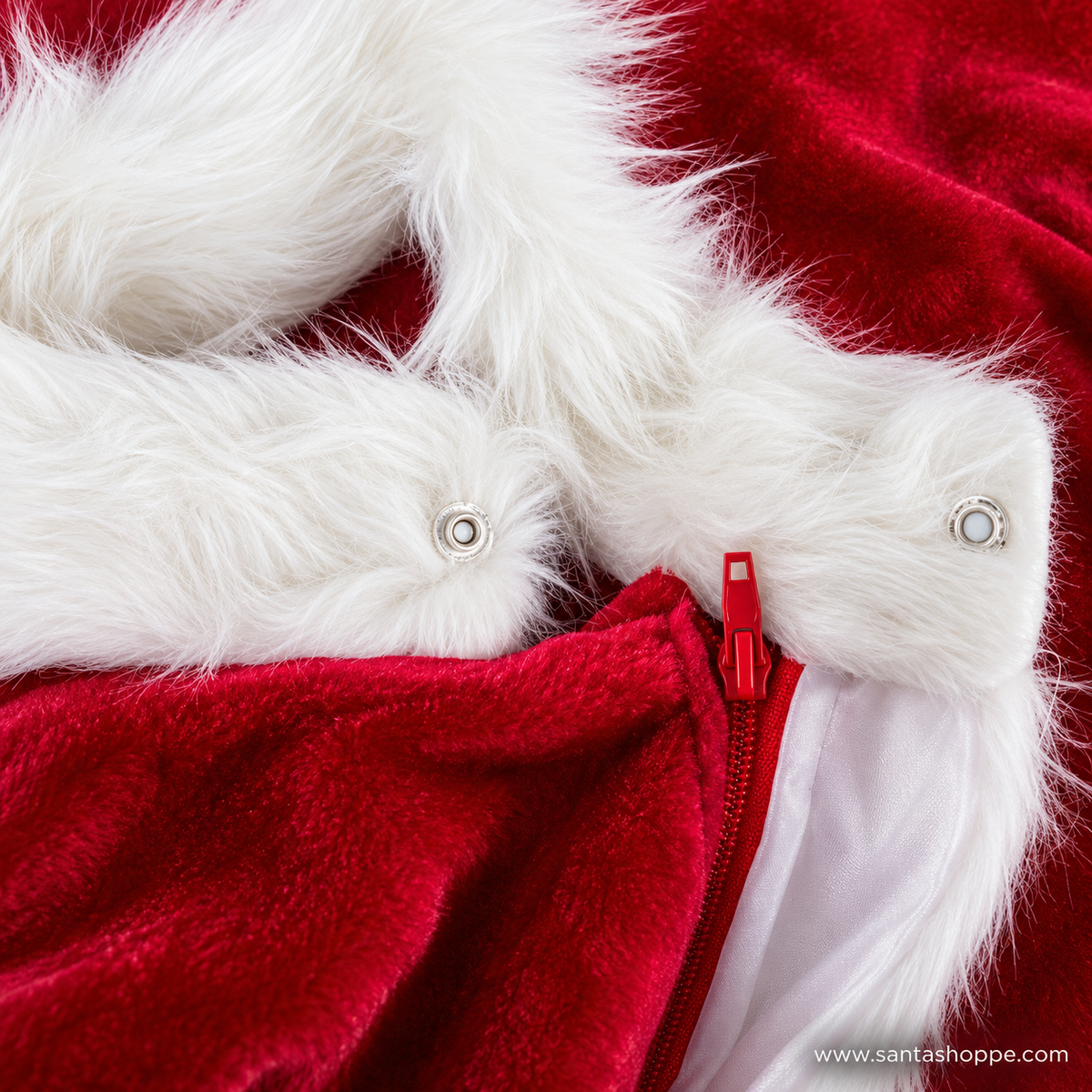 Nordic Plush Deep Red Santa Suit from North Pole Collection - Size XL