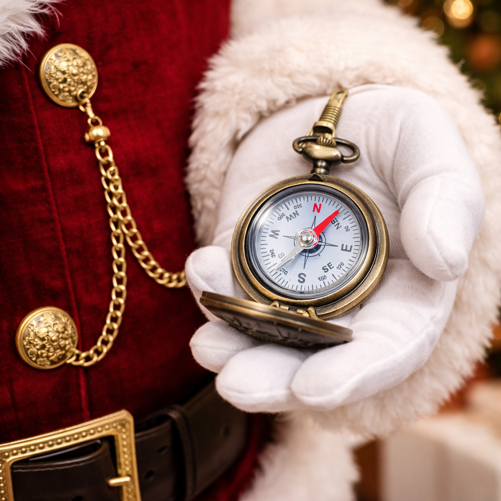 Reindeer Pocket Compass for Santa Storytelling