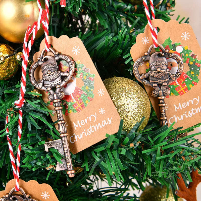 Set of 5 Magic Santa Skeleton Keys for Santa Visits or Santa Evidence