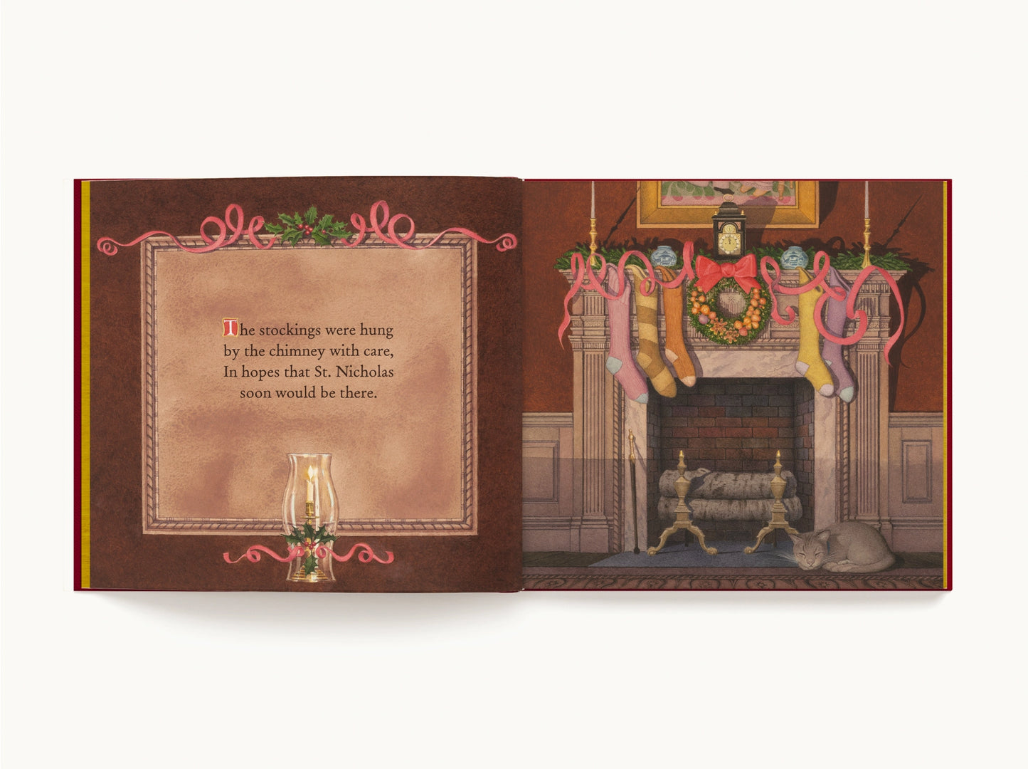 The Night Before Christmas :Collectible Faux Leather Edition