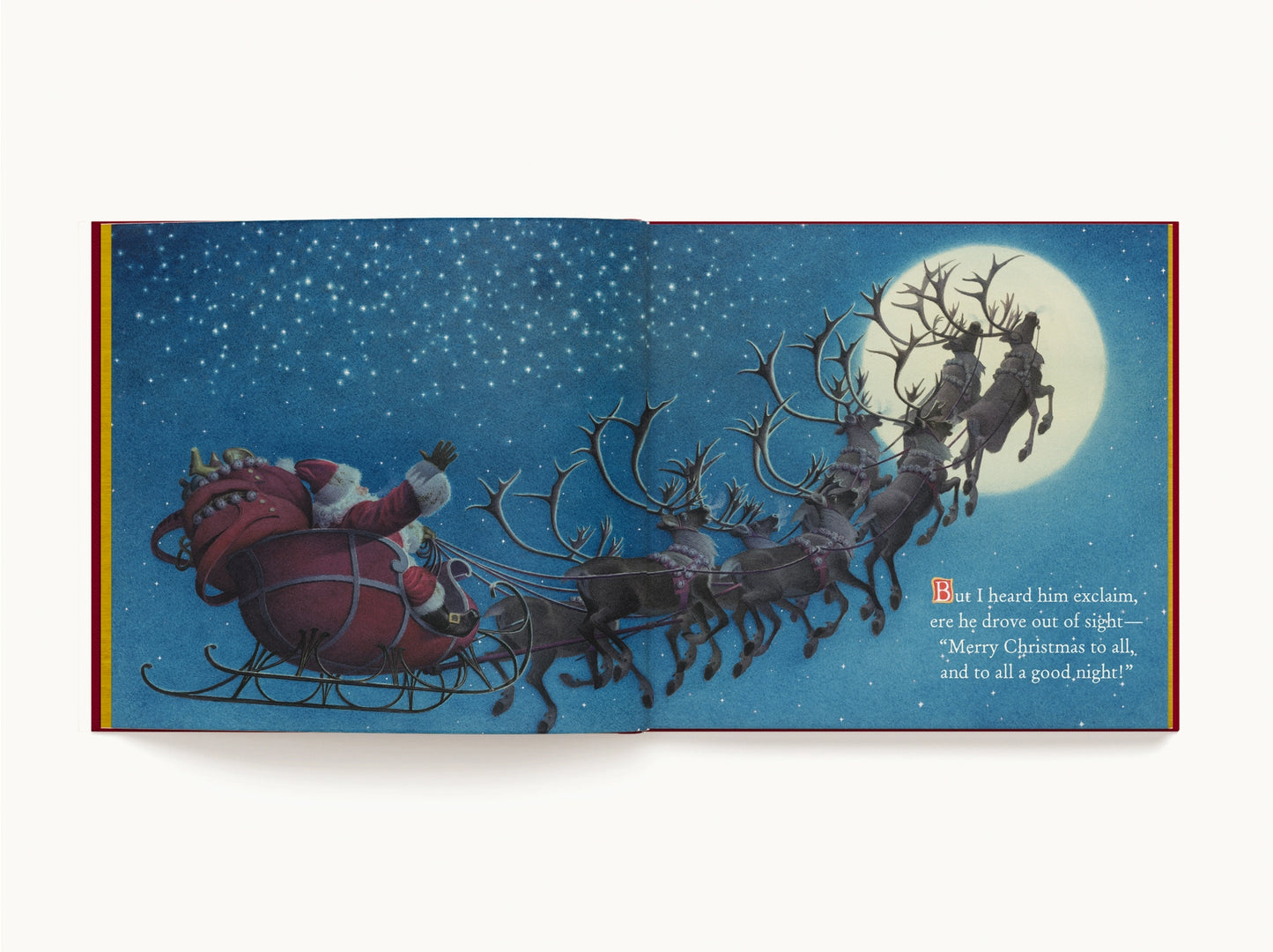 The Night Before Christmas :Collectible Faux Leather Edition