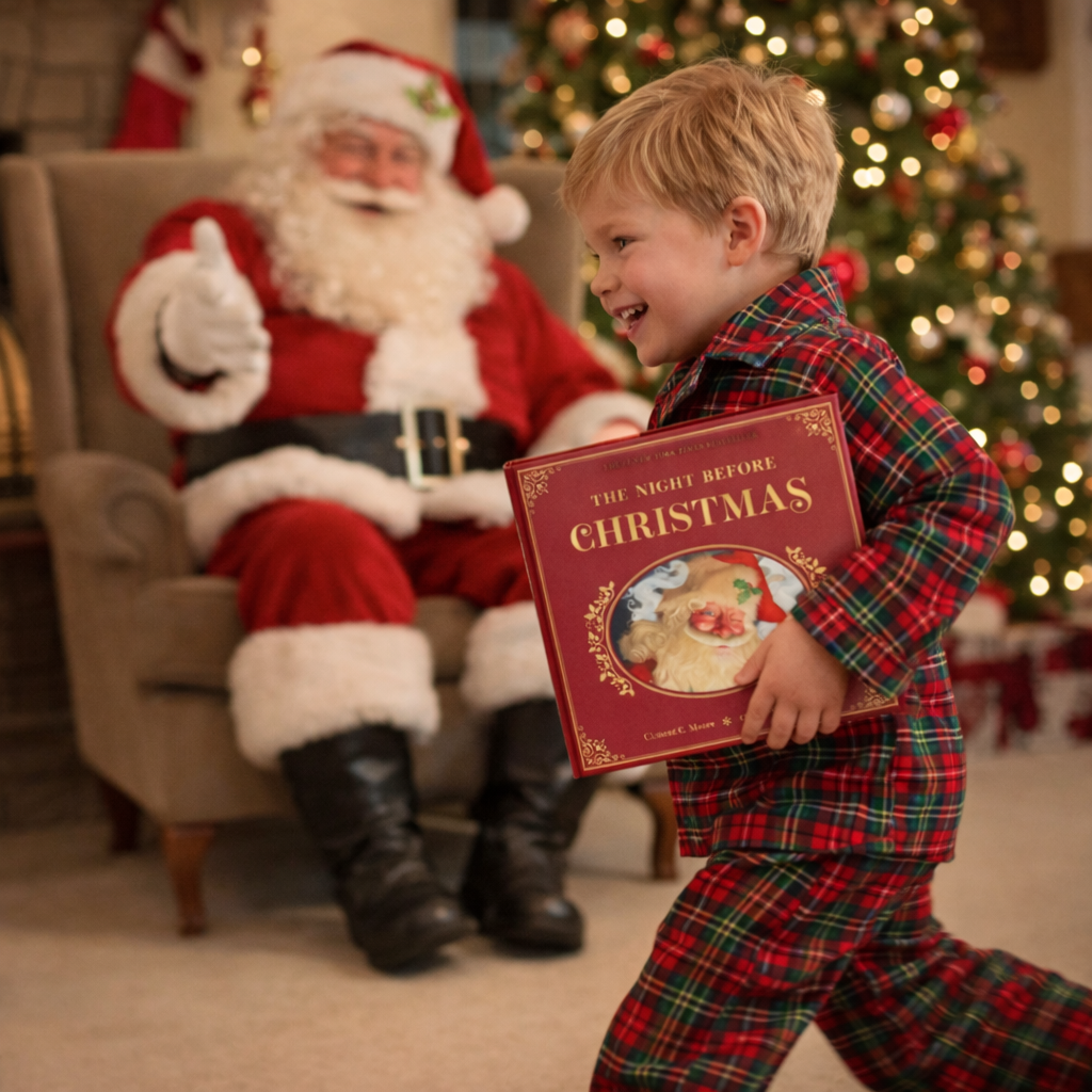 The Night Before Christmas :Collectible Faux Leather Edition