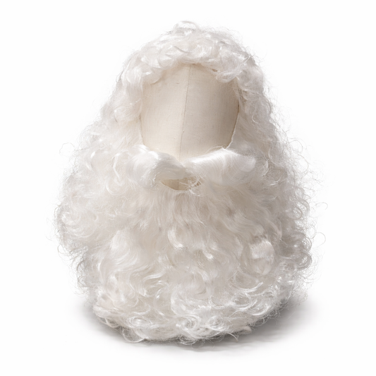 White as Snow Synthetic Santa Wig and Beard Set
